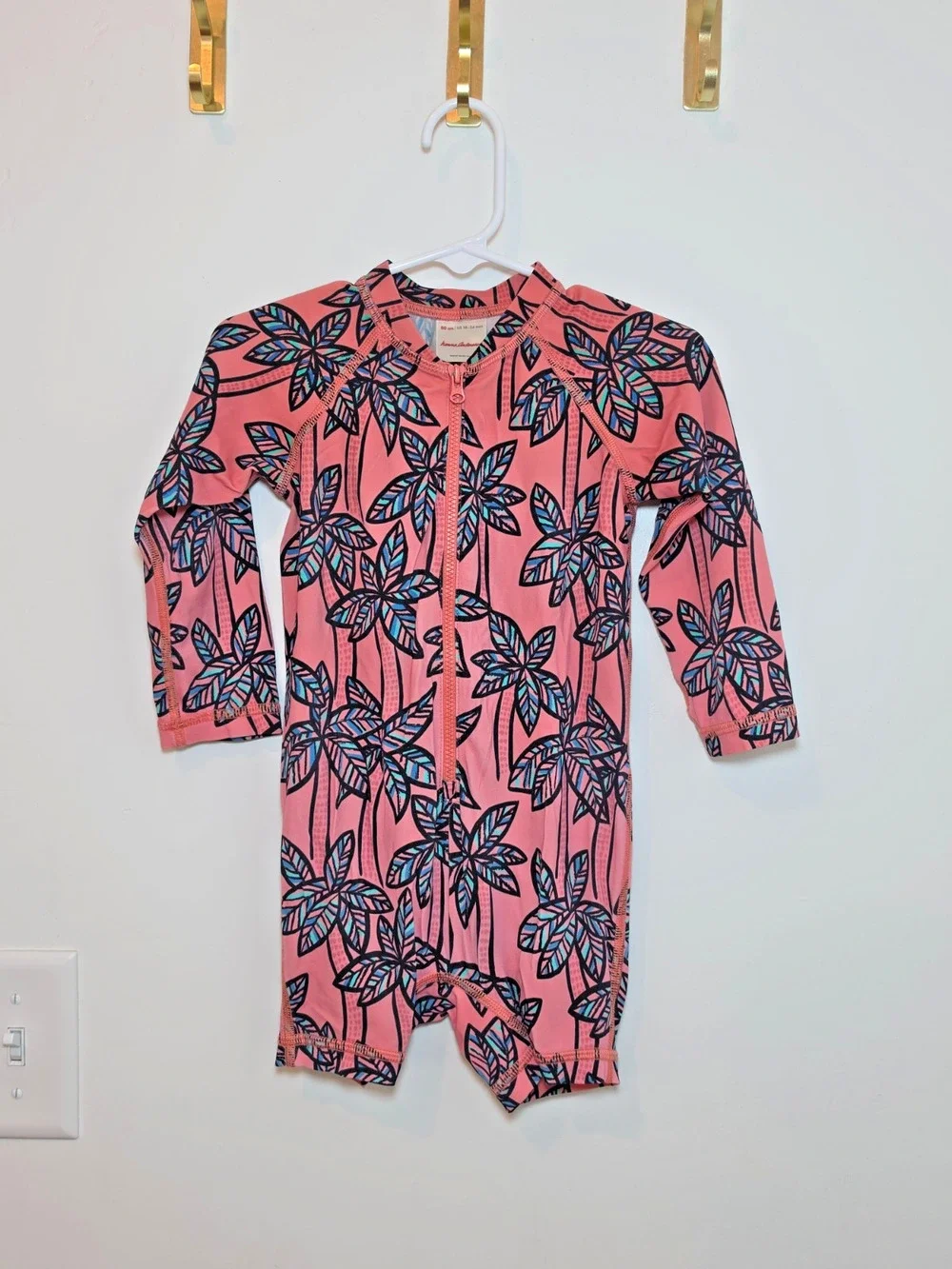 Hannah Anderson Baby Rashguard Swimsuit Size 18-24 m 80 cm Tropical Colorful